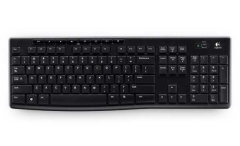 Клавиатура беспроводная Logitech K270 (приемник Unifying, 2 батарейки AAA) (M/N: Y-R0015 / C-U0007)