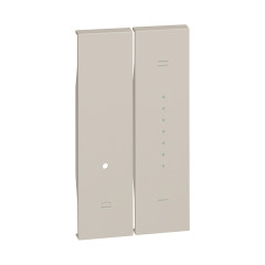 Лицевая панель Bticino KМ19 Living Now для кнопочного светорегулятора 2 модуля песочный