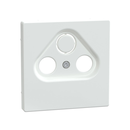 Центральная накладка MERTEN MTN4123-6035 D-Life TV розетки, 2/3 отверстий белый лотос