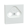 Центральная накладка MERTEN MTN4123-6035 D-Life TV розетки, 2/3 отверстий белый лотос