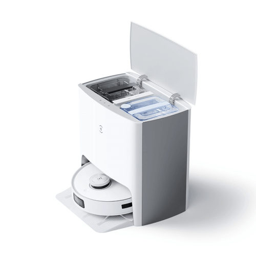 DBX23 Робот-пылесос Ecovacs Floor Cleaning Robot DEEBOT T10 Turbo White (EU версия) со станцией выгрузки мусора модели CH2128