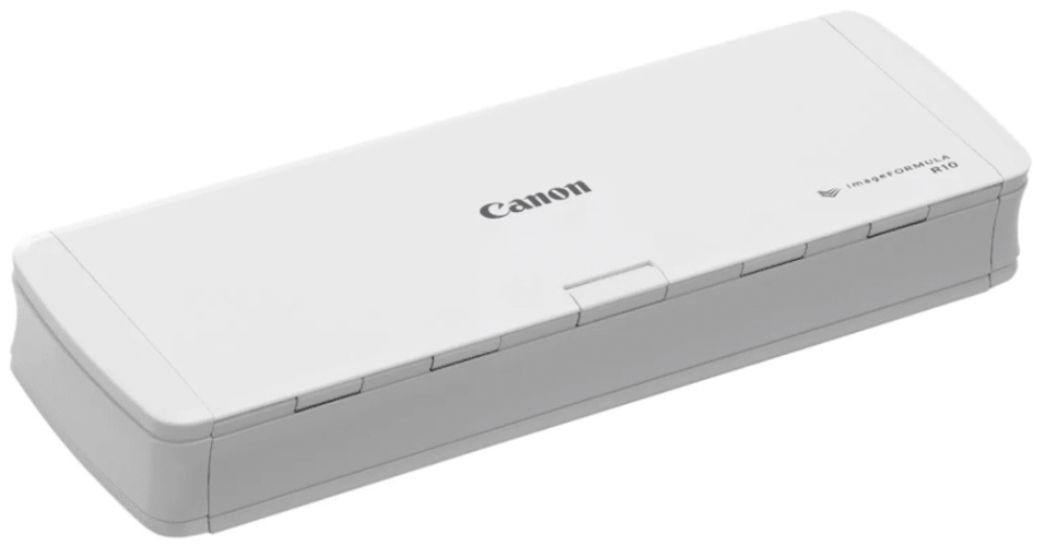 Сканер imageFORMULA R10 (A4),600 dpi, 12 стр./мин, АПД 20 листов, Однопроходное двустороннее сканирование, USB 2.0