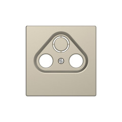Центральная накладка MERTEN MTN4123-6033 D-Life TV розетки, 2/3 отверстий сахара