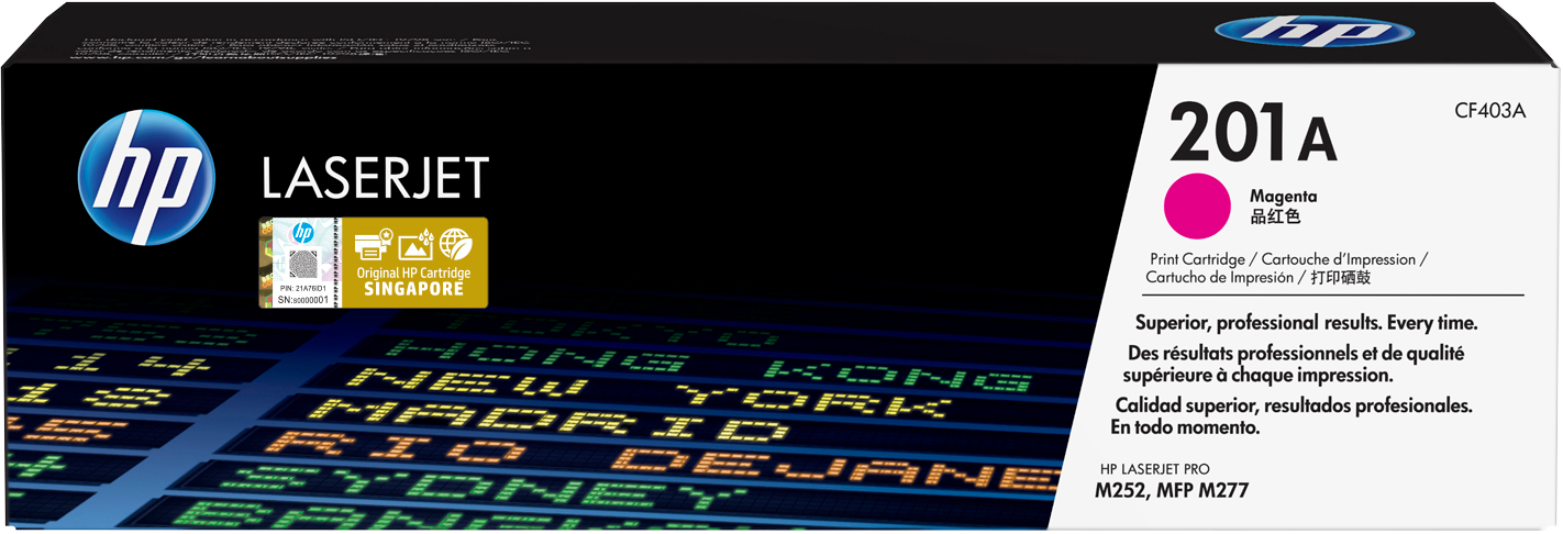 Картридж HP 201A Magenta LaserJet Toner Cartridge для HP Color LaserJet Pro MFP M277/M274/M252