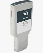 Картридж HP Europe/P2V83A/Струйный широкоформатный/матовый черный/№746/300 мл