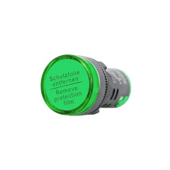Сигнальная лампа Himel 22мм AC 240В зелёная