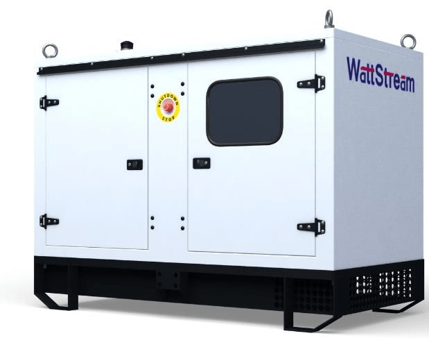 Diesel Genset Wattstream with Weichai Engine, with maximum capacity of 40KVA, three phase output (400/231V)