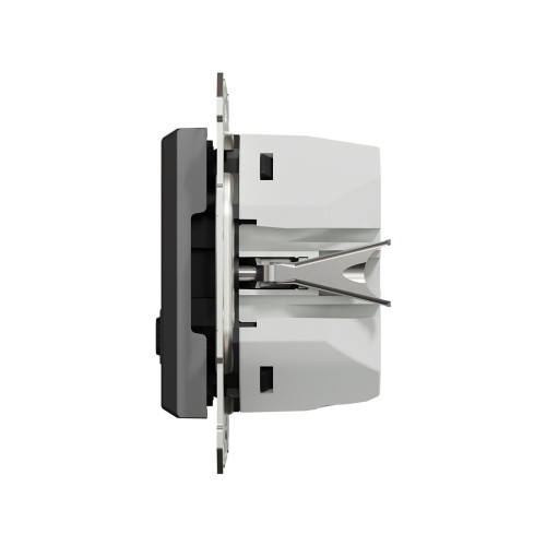 Розетка USB SE EPH2700471 Asfora A+С механизм антрацит