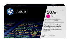 HP 507A Magenta Cartridge for Color LaserJet M551, up to 6000 pages.