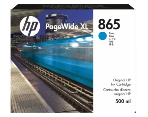 Картридж HP Europe/PageWide XL/Струйный/№865/Голубой/500 мл