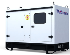 Diesel Genset Wattstream with Weichai Engine, with maximum capacity of 75KVA, three phase output (400/231V)