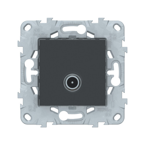 Розетка TV SE NU546254 Unica New одиночная антрацит