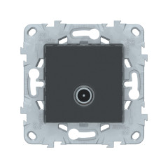 Розетка TV SE NU546254 Unica New одиночная антрацит