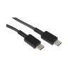 Интерфейсный кабель Anker 322 USB-C to USB-C Cable 1м (A81F5G11) Черный