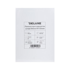 Пленка для ламинирования Deluxe A4 80мик 100шт