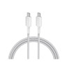 Интерфейсный кабель Anker 322 USB-C to USB-C Cable 1М (A81F5G21) Белый