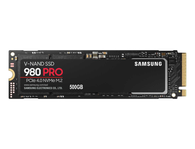 Твердотельный накопитель Samsung MZ-V8P500BW 980 PRO 500GB, M.2, PCIe G4 x4, NVMe 1.3c, V-NAND MLC