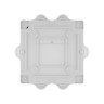 Коробка ответвительная с 6 кабельными вводами DKC 53801 д.25мм IP55, 100х100х50 мм