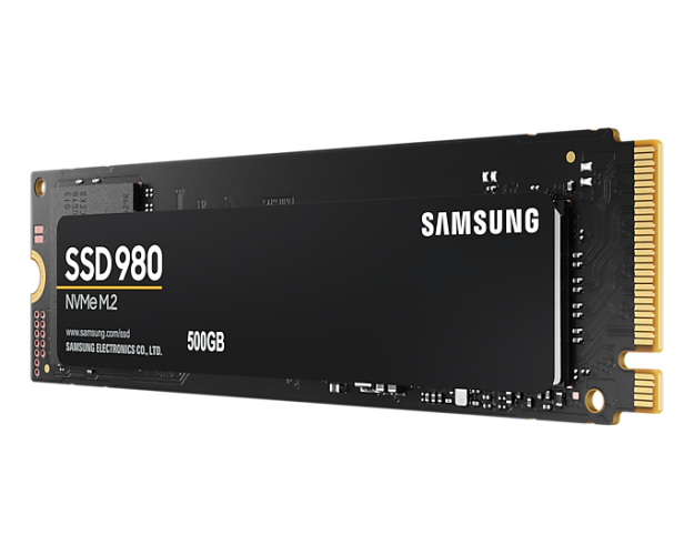 Накопитель твердотельный Samsung MZ-V8V500BW SSD 980 500GB, M.2, PCIe G3 x4, NVMe 1.4, V-NAND MLC