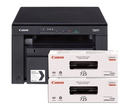 Принтер Canon/i-SENSYS LBP6030B/A4/18 ppm/600x600 dpi/2 шт картриджа Canon 725 в комплекте
