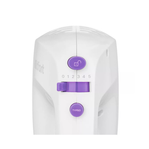 Миксер Kitfort КТ-3071-1 бело-фиолетовый