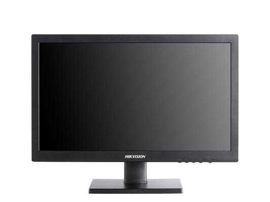 Монитор Hikvision 18.5" 1366768, HDMI/VGA input, view angle:90°/65°, plastic casing, ERP level A,VESA, base bracket included