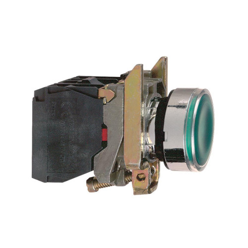 Кнопка SE XB4BW33G5 с возвр. с подсв. 22мм 48-120В