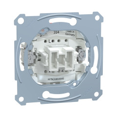 Переключатель мех-м MERTEN MTN3116-0000 D-Life 1 клавишный