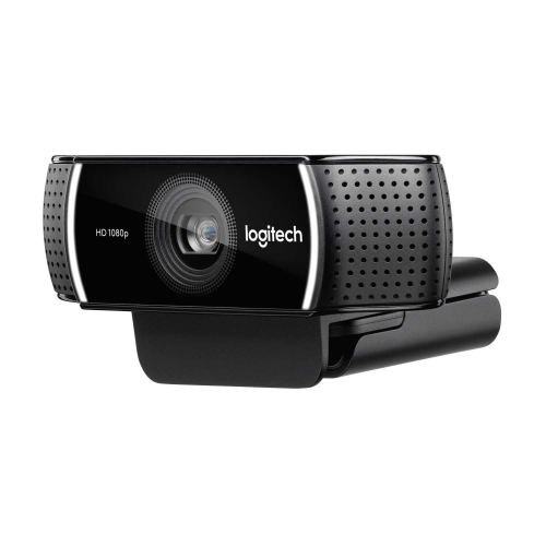 Веб-камера Logitech C922 Pro Stream (Full HD 1080p/30fps, 720p/60fps, автофокус, угол обзора 78°, стереомикрофон, лицензия XSplit на 3мес, кабель 1.5м, штатив) (арт. 960-001088, M/N: V-U0028)