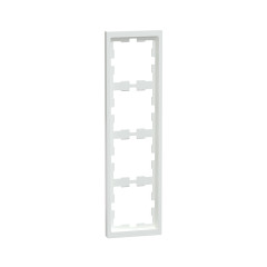 Рамка MERTEN MTN4040-6535 D-Life 4 постовая белый лотос