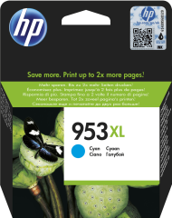 HP 953XL High Yield Cyan Original Ink Cartridge для HP OfficeJet Pro 7700, 8200, 8700 series
