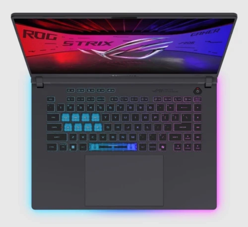 Ноутбук Asus/ROG Strix G16/G615JMR-TS432W/1г/Core i7/14650HX/2,2 GHz/16 Gb/PCIe NVMe SSD/512 Gb/No ODD/GeForce/RTX5060/8 Gb/16 ''/2560x1600/Windows 11