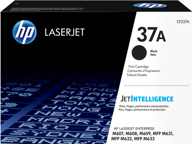 Картридж HP 37A Black LaserJet Toner Cartridge для HP LaserJet M607 /M608 /M609 /M631 /M632 /M633 / E60055 /E60065 /E60075 /E62555 /E62565 /E62575 /E60165 /E62655 /E62665 /E60155