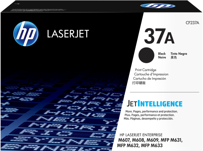 Картридж HP 37A Black LaserJet Toner Cartridge для HP LaserJet M607 /M608 /M609 /M631 /M632 /M633 / E60055 /E60065 /E60075 /E62555 /E62565 /E62575 /E60165 /E62655 /E62665 /E60155