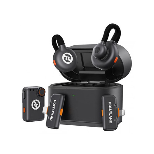 Петличный микрофон Hollyland Lark M2S Ultimate Combo Черный