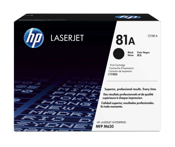 Картридж HP 81A Black LaserJet Toner Cartridge для HP LaserJet MFP M630 / M604 / M605 / M606