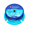 Диск CD-R Verbatim (43432) 700MB 25штук Незаписанный