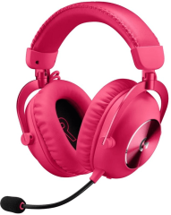 Беспроводная гарнитура Logitech G PRO X 2 lightspeed, розовый (MAGENTA) 981-001275
