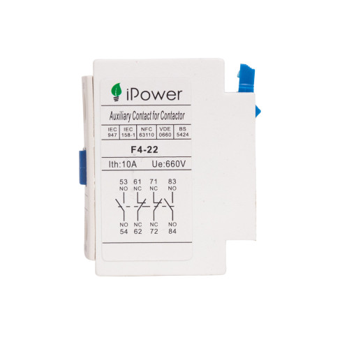 Блок доп.контактов iPower F4-22