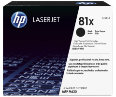 HP 81X Black LaserJet Toner Cartridge для HP LaserJet MFP M630 /M605 / M606