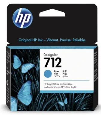 Картридж HP Europe/DesignJet/Струйный/№712/голубой/29 мл