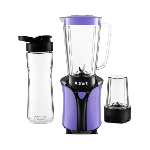 Стационарный блендер Kitfort КТ-3034-1 «3 в 1» фиолетовый