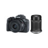 Цифровой фотоаппарат CANON EOS R50 + RF-S 18-45 mm IS STM + RF-S 55-210 mm IS STM Black