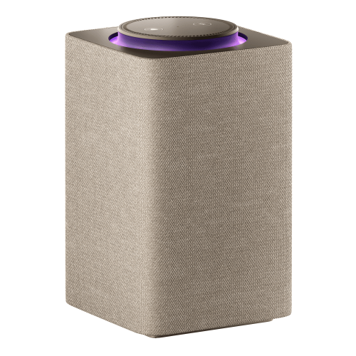 Умная колонка Яндекс Станция Макс с Алисой, с Zigbee, 65Вт, бежевый/beige, YNDX-00053 + пульт YNDX-00402