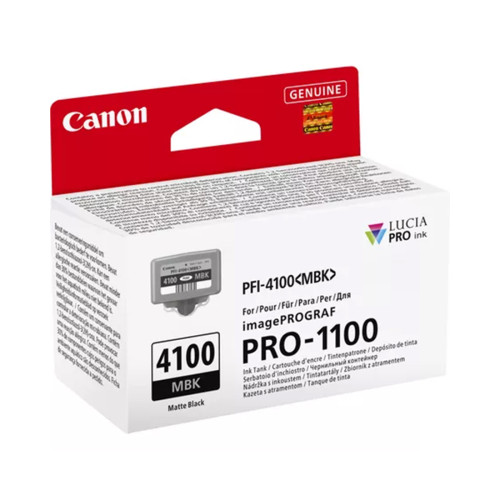 Чернильный картридж Canon PFI-4100 Matte Black