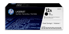 Картридж HP 12A Black Dual Pk LJ Toner Cartridge для HP LaserJet 1010/1012/1015/1018/1020/1022/3015/3020/3030/3050/3052/3055/M1005 MFP/M1319 MFP