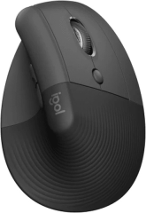 Мышка беспроводная вертикальная Logitech Lift Graphite (910-006473)