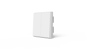 Выключатель настенный (две клавиши) Aqara Wall Switch (No Neutral, Double Rocker)