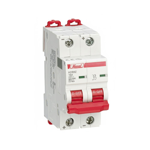 Автоматический выключатель Himel HDB9Z 2Р 2А С 500В DC