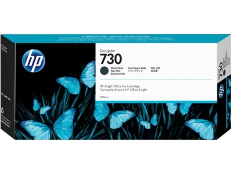 Картридж HP Europe/P2V71A/Струйный широкоформатный/матовый черный/№730/300 мл